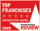 Franchise Business Review Logo - Top Franchises Satisfaction Award 2020